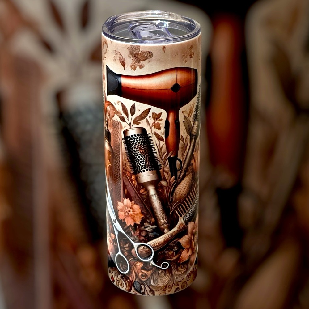 *NEW* Customizable Hairstylist 20 oz. Tumbler - Stainless Steel‎
